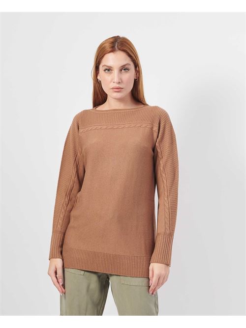 Corte dei Gonzaga women's sweater with woven workmanship CORTE DEI GONZAGA | CEA030FJ